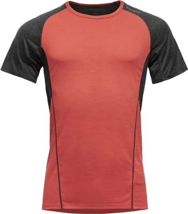 Devold Devold RUNNING MERINO 130 SHIRT MAN Мъжка тениска, червено, размер