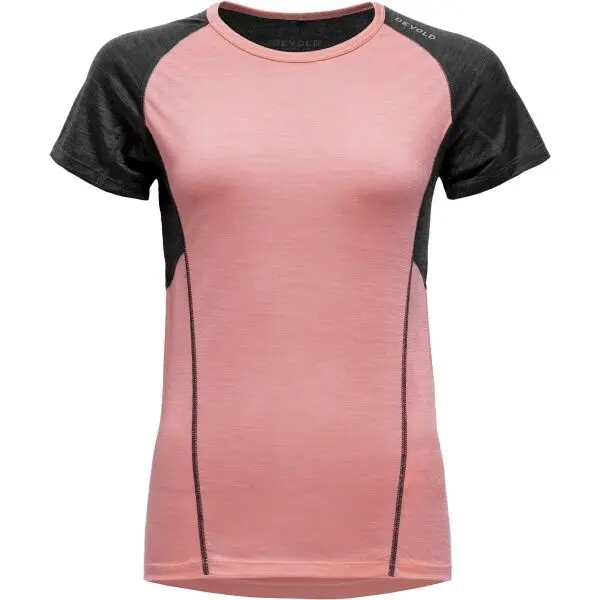 Devold Devold RUNNING MERINO 130 SHIRT MAN Мъжка тениска, розово, размер