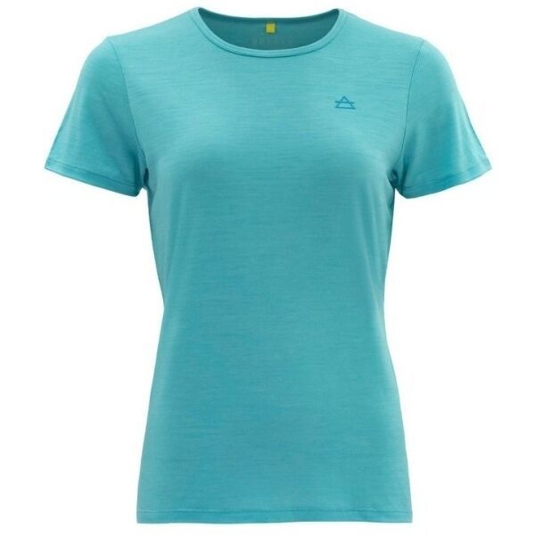 Devold Devold VALLDAL MERINO 130 Дамска тениска, тюркоазено, размер