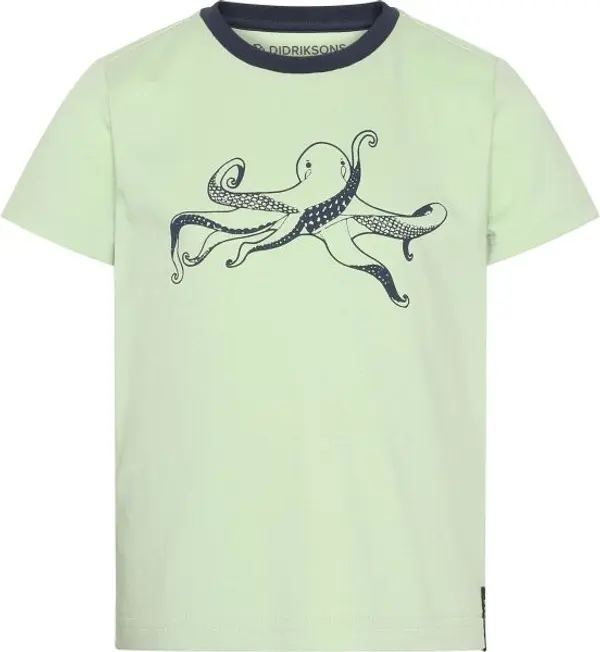 DIDRIKSONS DIDRIKSONS MYNTA Тениска за момчета, светло-зелено, размер