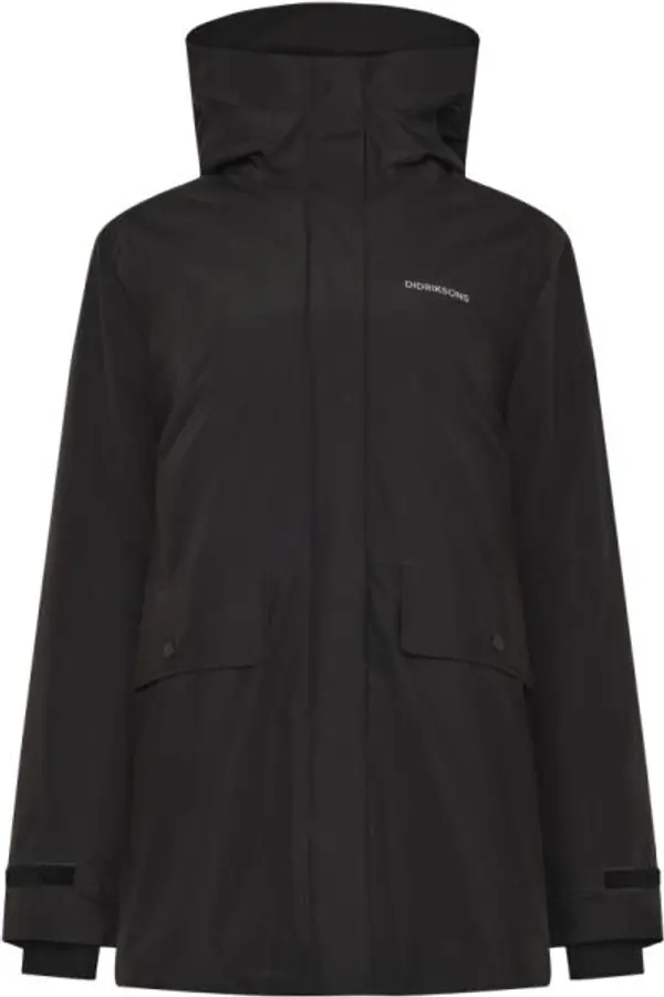 DIDRIKSONS DIDRIKSONS TUVA WNS PARKA Дамско яке-вид парка, черно, размер