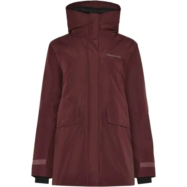 DIDRIKSONS DIDRIKSONS TUVA WNS PARKA Дамско яке-вид парка, винен, размер