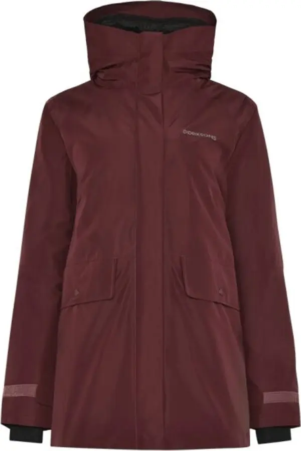 DIDRIKSONS DIDRIKSONS TUVA WNS PARKA Дамско яке-вид парка, винен, размер