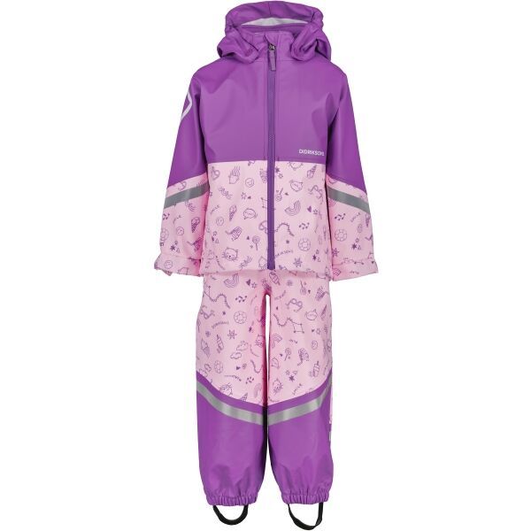 DIDRIKSONS DIDRIKSONS WATERMAN Момичешки комплект, розово, размер