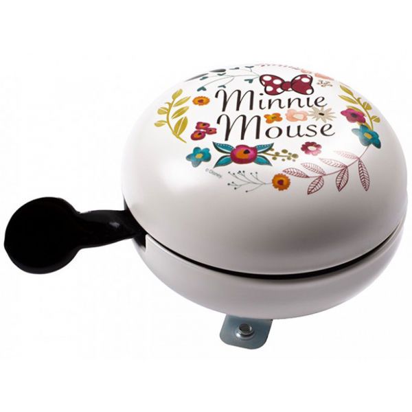Disney Disney MINNIE Детски звънец за велосипед, бяло, размер M