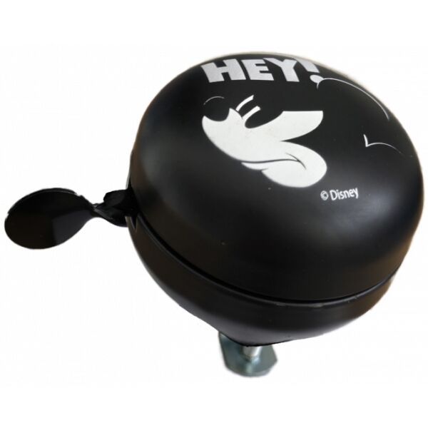 Disney Disney MICKEY HEY! Ретро звънец за велосипед, черно, размер