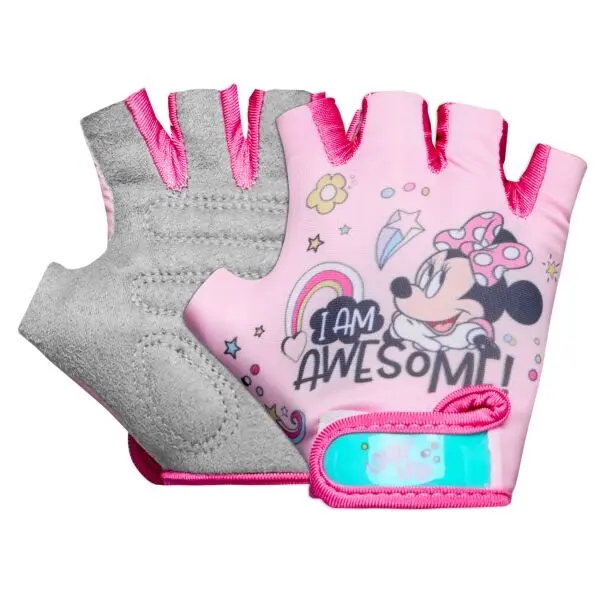 Disney Disney MINNIE Детски колоездачни ръкавици за момичета, розово, размер 3-6Y