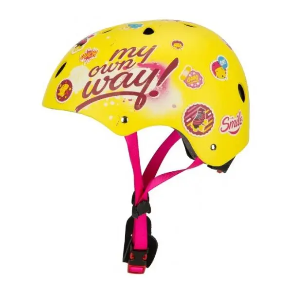 Disney Disney SOY LUNA Детска freestyle каска, жълто, размер (54 - 58)