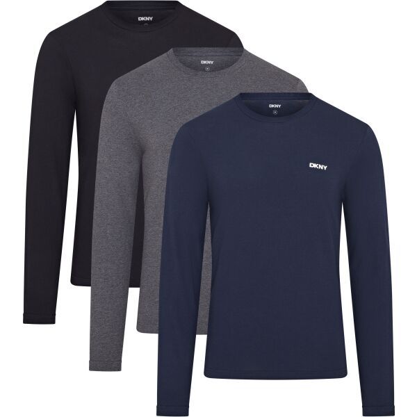 DKNY DKNY WARRIORS Мъжка тениска с дълги ръкави, черно, размер