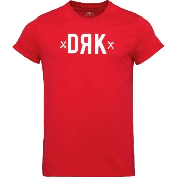 DRK DRK BASIC Мъжка тениска, червено, размер