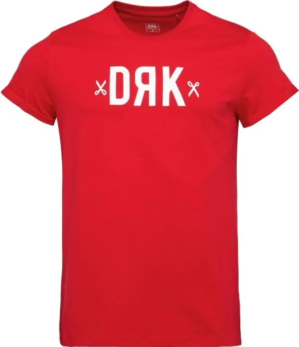 DRK DRK BASIC Мъжка тениска, червено, размер