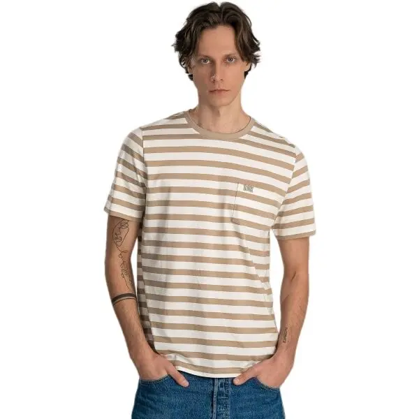 DRK DRK ZAYN Мъжка тениска, бежово, размер