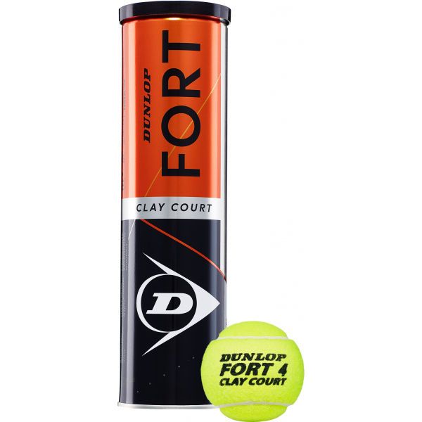 Dunlop Dunlop FORT CLAY COURT 4 KS Тенис топки, микс, размер