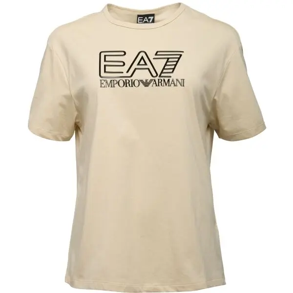 EA7 EA7 T-SHIRT Дамска тениска, бежово, размер