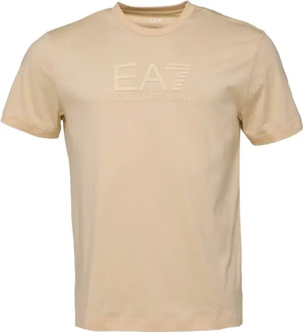 EA7 EA7 T-SHIRT Мъжка тениска, бежово, размер