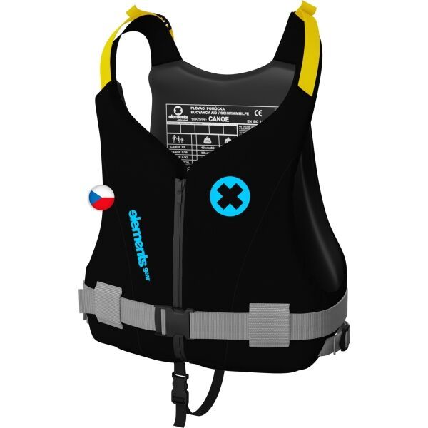 EG EG CANOE PLUS Юношеско елече за плуване, черно, размер