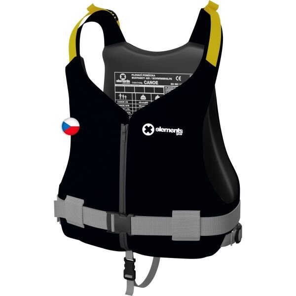 EG EG CANOE Юношеско елече за плуване, черно, размер