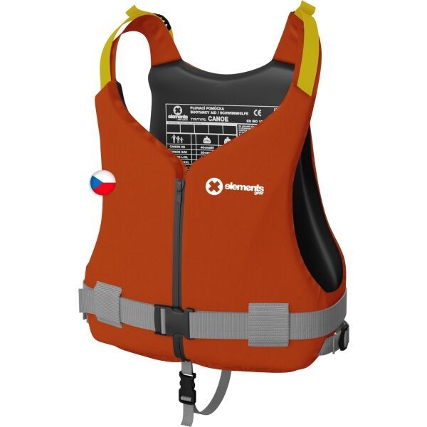 EG EG CANOE Юношеско елече за плуване, червено, размер