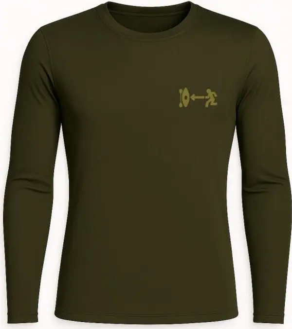 EG EG DERMIS L/S Мъжка тениска от ликра, khaki, размер