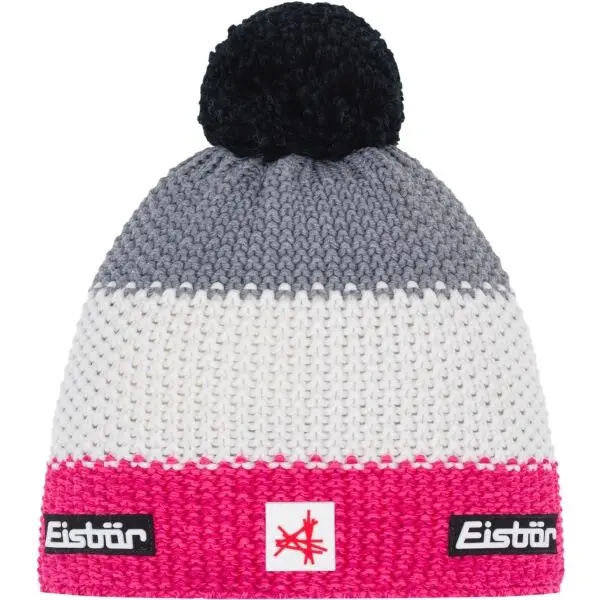 Eisbär Eisbär STAR POMPON Универсална зимна шапка, бяло, размер