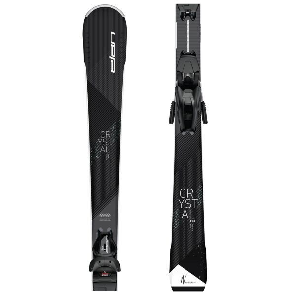 Elan Elan CRYSTAL LS + EL 9.0 GW Ски за спускания, черно, размер