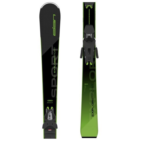 Elan Elan EXPLORE SPORT LS + EL9.0 GW Ски за ски спускане, черно, размер