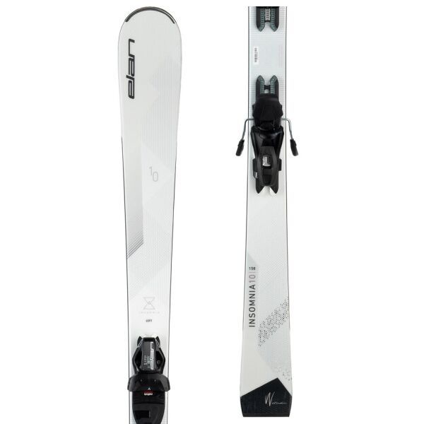 Elan Elan INSOMNIA 10 LS + EL 9.0 GW Дамски ски за ски спускане, бяло, размер