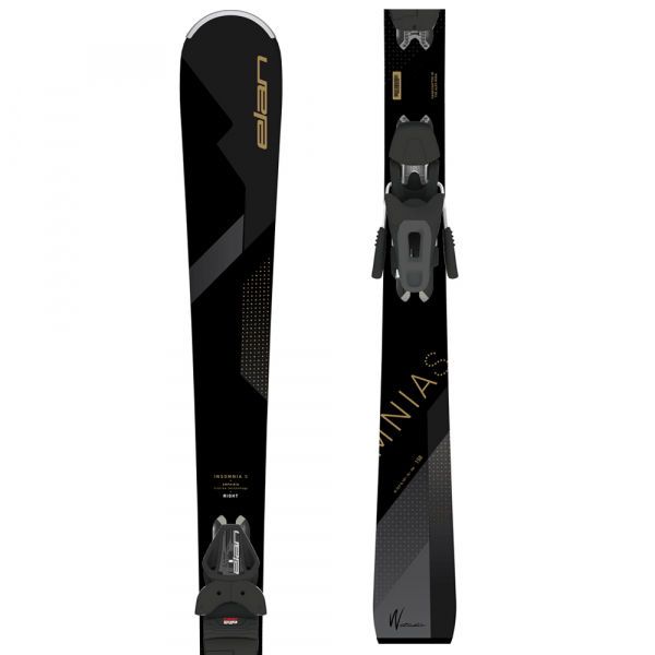 Elan Elan INSOMNIA S LS+ELW 9 Дамски  ски за спускане, черно, размер