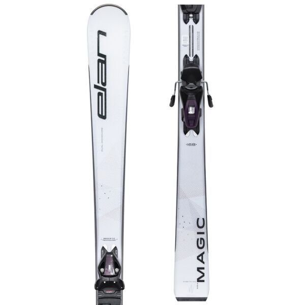 Elan Elan MAGIC LS + EL9.0 GW Дамски ски за ски спускане, бяло, размер
