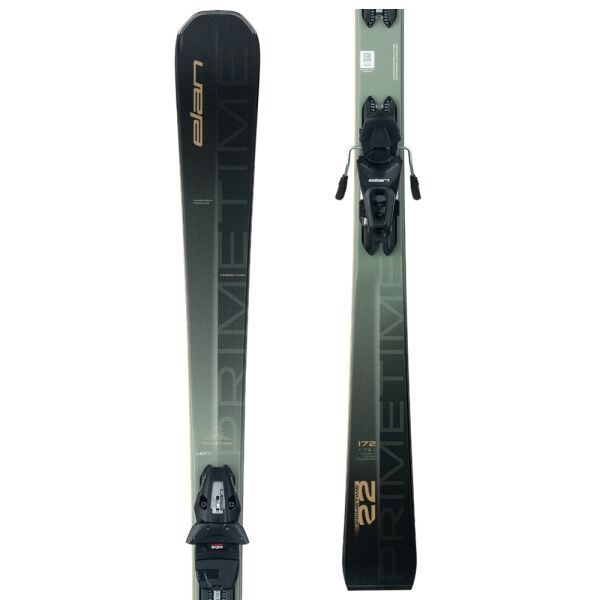 Elan Elan PRIMETIME 22 PS + EL 10.0 GW Ски за спускане, черно, размер