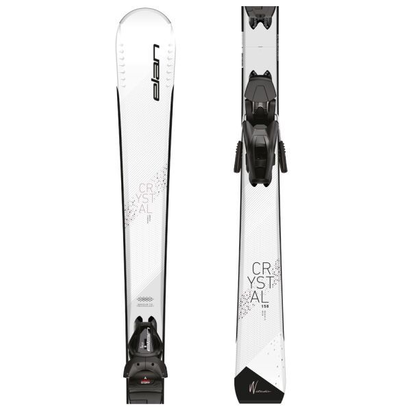 Elan Elan WHITE CRYSTAL LS + EL9.0 GW Ски за ски спускане, бяло, размер