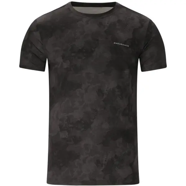 ENDURANCE ENDURANCE GENEN M SS TEE Мъжка тениска за бягане, черно, размер