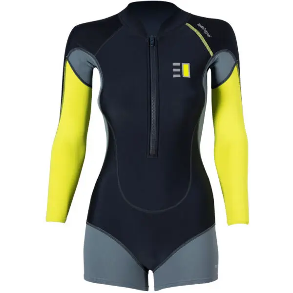 ENTH DEGREE ENTH DEGREE CIRRUS LS Дамско неопреново боди за вода, черно, размер