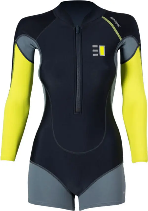 ENTH DEGREE ENTH DEGREE CIRRUS LS Дамско неопреново боди за вода, черно, размер