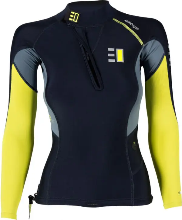 ENTH DEGREE ENTH DEGREE FIORD LS Топ с дълъг ръкав за водни спортове, черно, размер