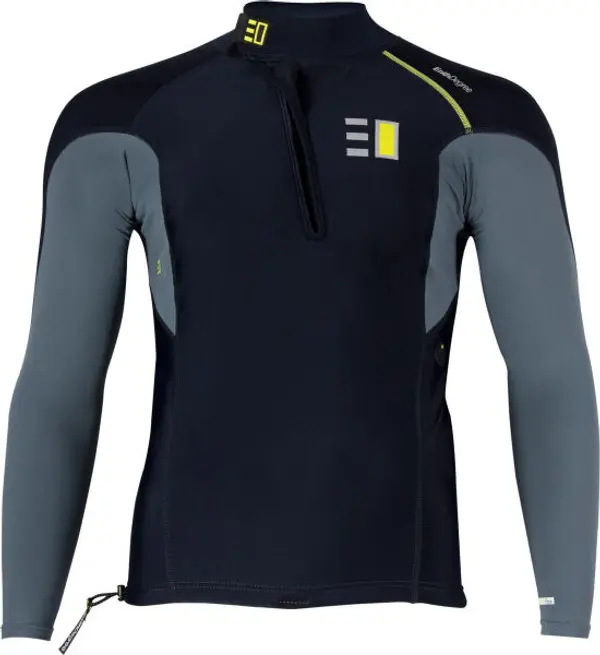 ENTH DEGREE ENTH DEGREE FIORD LS Топ с дълъг ръкав за водни спортове, черно, размер XXXL