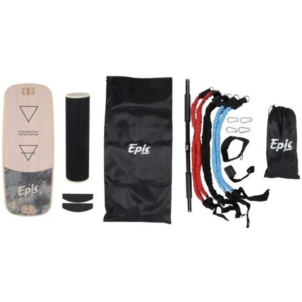 EPICSTAR EPICSTAR WOOD MARBLE Многофункционална дъска за баланс, кафяво, размер