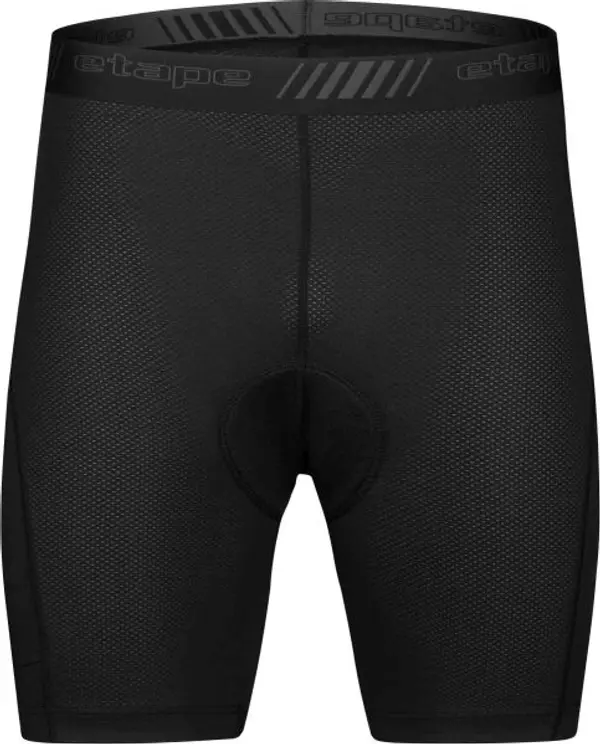 Etape Etape BOXER Мъжки функционални боксерки с велосипедна стелка, черно, размер XXXL