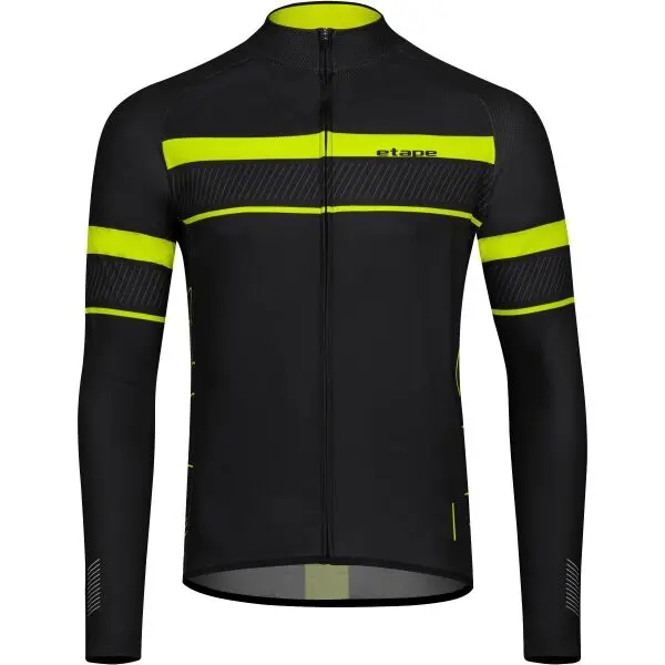 Etape Etape COMFORT 2.0 Мъжка фланелка за колоездене, черно, размер