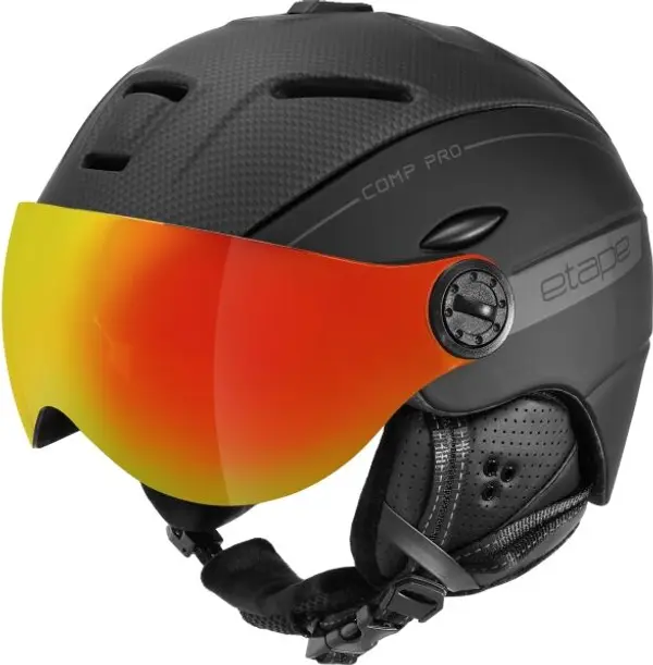 Etape Etape COMP PRO Каска с визьор, черно, размер (55 - 58)