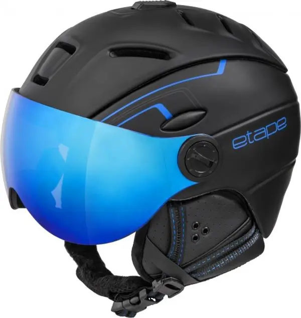 Etape Etape COMP PRO Универсална скиорска каска с визьор, черно, размер (58 - 61)