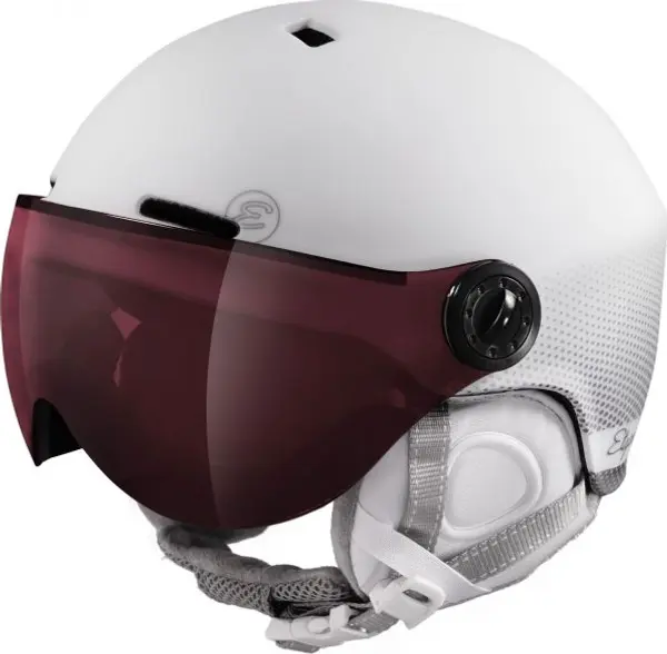 Etape Etape CORTINA PRO Дамска  скиорска каска с визьор, бяло, размер (53 - 55)