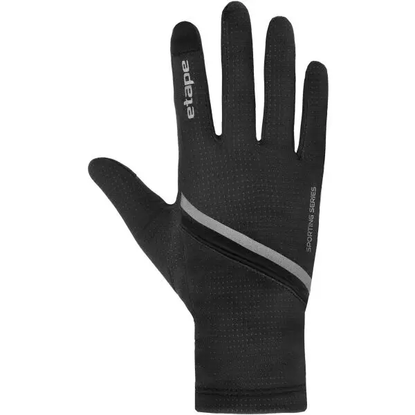 Etape Etape COVER Комбинирани ръкавици за колоездене, черно, размер