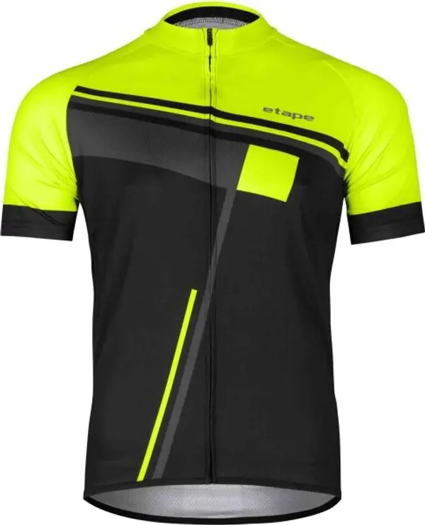 Etape Etape CUBE Мъжка фланелка за колоездене, черно, размер