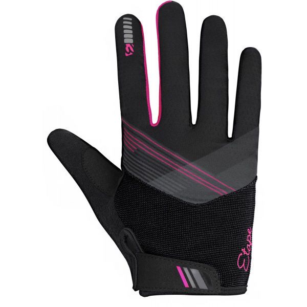 Etape Etape PAOLA + Дамска велосипедна тениска, черно, размер L