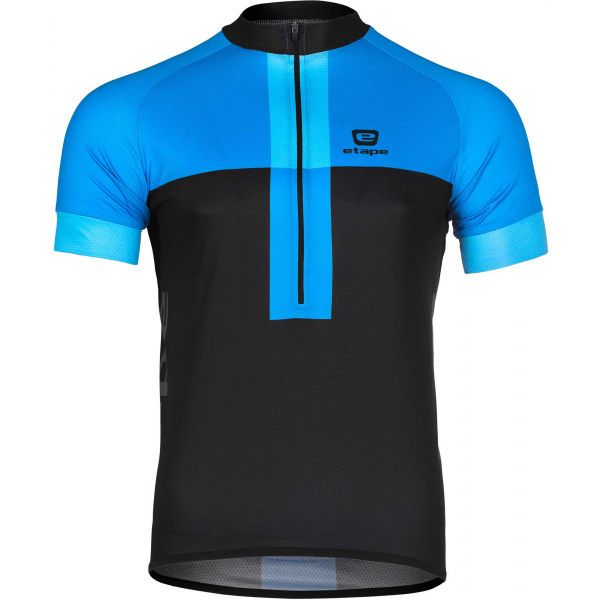 Etape Etape FACE Мъжка фланелка за колело, черно, размер