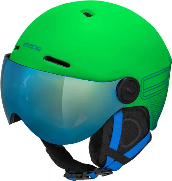 Etape Etape SPEEDY PRO Детска скиорска каска с визьор, зелено, размер (53 - 55)