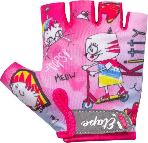 Etape Etape TINY KITTY Детски колоездачни ръкавици, розово, размер 5-6Y