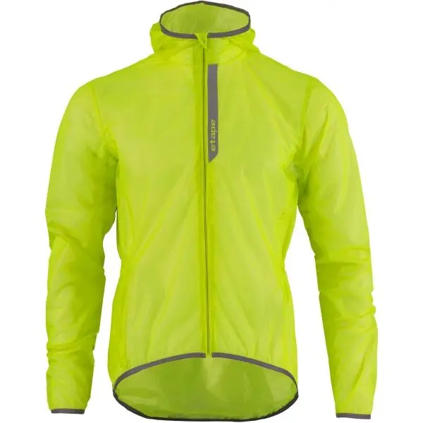 Etape Etape VENTO Дъждобран за колело, светлоотразителен неон, размер XXXL