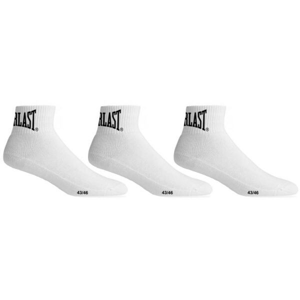 Everlast Everlast QUARTER EVERLAST SOCKS Средни спортните чорапи, бяло, размер 39-42